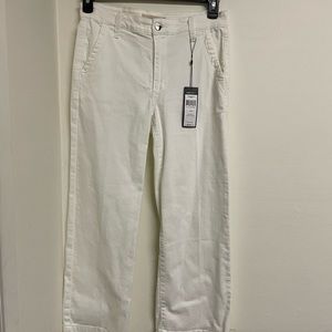 BCBGMAXAZRIA The High Rise Wide Leg Cropped Jeans